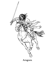 A coloring page of the lord of the rings